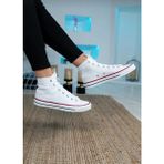 By Salda Unisex Beyaz Bilekli Spor Sneaker - 001-Beyaz
