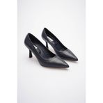 by selvi Lukka Shoes Hakiki Deri Kadın Adal Lacivert 11cm Topuklu Stiletto
