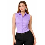 by shirts collection Lila Sıfır Kol Elit Gömlek