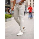 By Srt Giyim Slim Fit Krem Jeans Pantolon - 1FS-Krem - 32