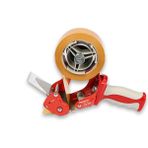 By Tape Koli Bant Makinesi 50 mm Güvenlikli Metal Yumuşak Saplı Gri Kırmızı Ayarlanabilir Frenli H14