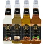 By Tüfekçi 4Lü Avantajlı Paket (Hindistan Cevizi, Irish Crem, Chai Tea, Fındık) Şurubu 4*750 Ml