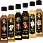 By Tüfekçi 6 x 60 ml Şeker Kamışı Formülü Premium Lezzetli Aromalı Kahve Şurubu Seti - 1 Paket