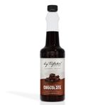 By Tüfekçi Gourmet Serias Şekersiz 0 Kalori 0 Şeker Aromalı Kahve Pasta Tatlı ve Kokteyl Şurubu (750 ml, Çikolata)