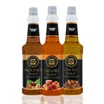 By Tüfekçi Karamel - Chai Tea - Fındık Aromalı Kahve, Pasta Ve Kokteyl Şurubu 3x750 ml Avantajlı Set