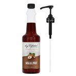 By Tüfekçi Şekersiz Fındık Kahve Şurubu 750 ML | Doğal Aroma | 0 Şeker 0 Kalori | Şurup Pompası Dahil