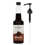 By Tüfekçi Şekersiz Fındık Kahve Şurubu 750 ML | Doğal Aroma | Sugar Free | 0 Şeker 0 Kalori | Şurup Pompası