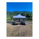Byanes 3x3 M Altıgen Gazebo Tentesi, Sineklikli Bahçe ve Kamp Çadırı