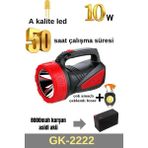 Byanes 50 Saat Çalışma Süreli 8000MAH El Feneri ve Anahtarlık Projektör