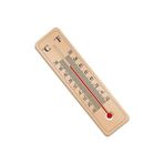Byanes Büyük Ahşap Termometre 5-25 cm Oda Sıcaklığı ve Sıcaklık Ölçme Termometresi Civalı Duvar Askılı Ter