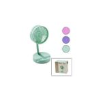 Byanes Katlanabilir USB Mini Fan, 180° Ayarlı ve Telefon Tutmalı Portatif Soğutucu
