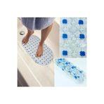 Byanes Kaydırmaz Çok Amaçlı Banyo Paspası 63X36 cm Güvenli Tutuş Için Tasarlandı