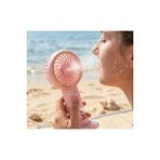 Byanes Mini El Vantilatörü, USB Şarjlı, Nano Mist Fan, Telefon Standlı