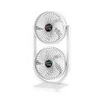 Byanes Mini Fan, Çift Başlıklı Sessiz Vantilatör, Type-C Girişli, 3 Kademeli