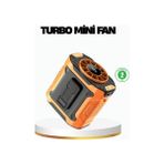 Byanes Mini Taşınabilir Fan, Dijital Hız Kontrolü ve Type-C Şarj ile