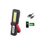 Byanes Şarjlı LED El Lambası, Mıknatıslı Fener, 3W, 240 Lümen, Taşınabilir