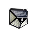 Byanes Solar Projektör 100 LED Işık Sensörlü Bahçe ve Duvar Lambası