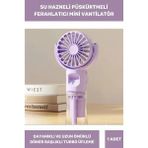Byanes Taşınabilir 3 Kademe Su Hazneli Püskürtmeli Şarjlı Mini Klima Vantilatör
