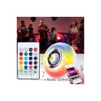Byanes Uzaktan Kumandalı Bluetooth ve Hoparlörlü Müzik Çalabilen Rgb LED Ampul 12W