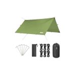 Byanes Yeşil 300X300 cm Tarp Kamp ve Plaj Yan Tente Gölgelik Çadır