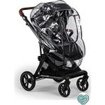 Bybaby Fermuarlı Yağmur ve Rüzgar Geçilmez Deluxe Bebek Arabası Yağmurluğu - Fuşya