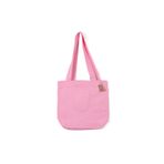 BYBAGS Kanvas Astarlı Fermuarlı Ön Cepli Körüklü Lotus Pembe El, Kol Ve Omuz Çantası
