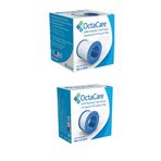BYBARS Octacare Şeffaf Polietilen Tıbbi Flaster - 5m x 5 cm 2,5 cm x 5 mtr 2 li set