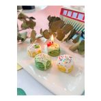 ByBastik Mumbastik - Macaron Mum - Soya Wax Dekoratif Macoron Pasta Mum- 4 Lü Paket Makaron