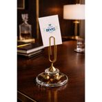 BYC TÜRKİYE Kuş Figürlü Kristal Gold Not / Fotoğraf Tutacağı