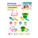 BYCEGU Katlanabilir Minik Boy Oyuncak Plaj Kova Kürek Tırmık Plaj Seti