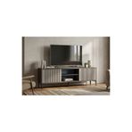 BYCİNO MİLANO 130 CM 2 KAPAKLI RAFLI LAMBİRİ MODELLİ MODERN TASARIM TV ÜNİTESİ