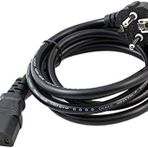 BYCONNERS 1.5 Metre 1,5Mt Bilgisayar Monitör Power Güç Kablosu Pc Güç Kablosu - Kasa Power Kablo NO16