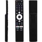 BYCONNERS STRONG Fobem PROFİLO ONVO Nordmende Google Tv Netflix Youtube Prime Disney+ Tuşlu Lcd Tv Kumandası ile Uyumlu Google Smart Tv Kumandası Mikrofonlu Ses Komutlu