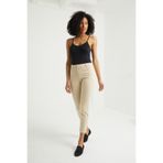 ByCukurovaFrango BY-1452 Retro Comfort Mom Jean Yüksek Bel Rahat Kesim Krem Jeans Dar Paça Kot Pantolon