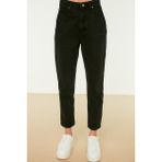 ByCukurovaFrango Timeless Mom Fit - Yüksek Belli Rahat Jean - Siyah - 36