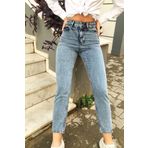 ByCukurovaFrango Yüksek Bel Likralı Boyfriend Denim Kot Pantolon(1 beden büyük alınız)