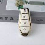 Byd Seal U Dm-I Beyaz-Gold Anahtar Kılıfı - Şeffaf