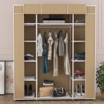 Bydamat Bez Dolap Çift Yandan Raflı Kaliteli Bej