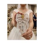 ByDeryaEvent Fiyonk Kartlı İncili Fısfıs Kolonya Hediyelik 10 Adet Nişan Nikah Düğün Kına