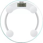 Bydiz BY-001 Dijital Baskül Banyo Tartı 180 Kg Kapasiteli Temperli Cam (Yuvarlak) - Beyaz