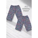 ByDon Penye Çocuk Desenli Tayt 2'li Avantaj Paket - 7 - 8 Yaş