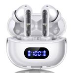 BYDTOOPCBD Kablosuz Kulaklıklar P1 PRO, Kulaklıklar Net Çağrı Mikrofonlu Kablosuz Bluetooth Kulaklıklar Kulak Tomurcukları, Rahat Uyum, IPX7 Su Geçirmez Kulaklık Uzun Pil Ömrü, Spor Egzersizi için 30H