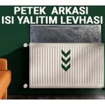 Byens Petek Arkası Yalıtım Levhası Radyatör Peteği Izolasyon Ev Isı Tasarruf Kalorifer Arkalığı Yalıtımı Plaka Ses Önleyici