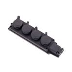 Byes BY10-106 1x16A 220V IP44 Kauçuk 4'lü Grup Priz