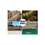 Bygolden 60 cm x 6 Metre DOĞAL KAMIŞ HASIR BALKON ÇİTİ