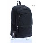 Byhakan PL-0303 Unisex Siyah Okul Çantası