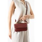 Byhakan TN-106 Kadın Omuz Çantası El Çantası Çapraz Çanta - One Size - Bordo