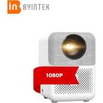 Byintek U4 Projeksiyon Cihazı 1080P LED WiFi 6 BT 5.0, Otomatik Odaklama, 400 ANSI Lümen, Ev Sineması, Dış Mekan, İş, Oyun, Eğitim Amaçlı - Beyaz