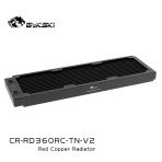 Bykski 360mm Bakır Sıvı Soğutma Radyatörü CR-RD360RC-TN-V2 | Triple 120mm Fan Uyumlu |