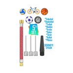 Bykurt 5'li Set Top Şişirme İğnesi Seti Voleybol Basketbol Futbol Bisiklet Pilates Şişirme Seti